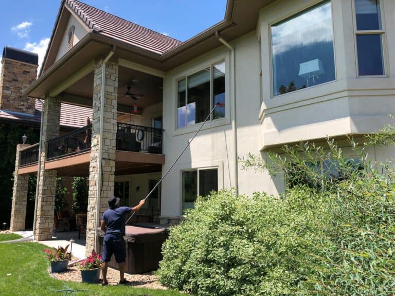 Water Fed Pole Window Cleaning